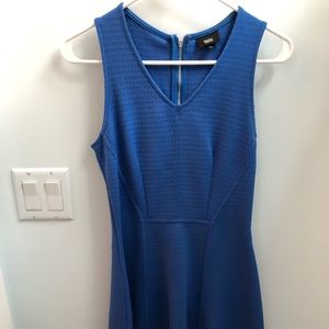 Blue sleeveless dress